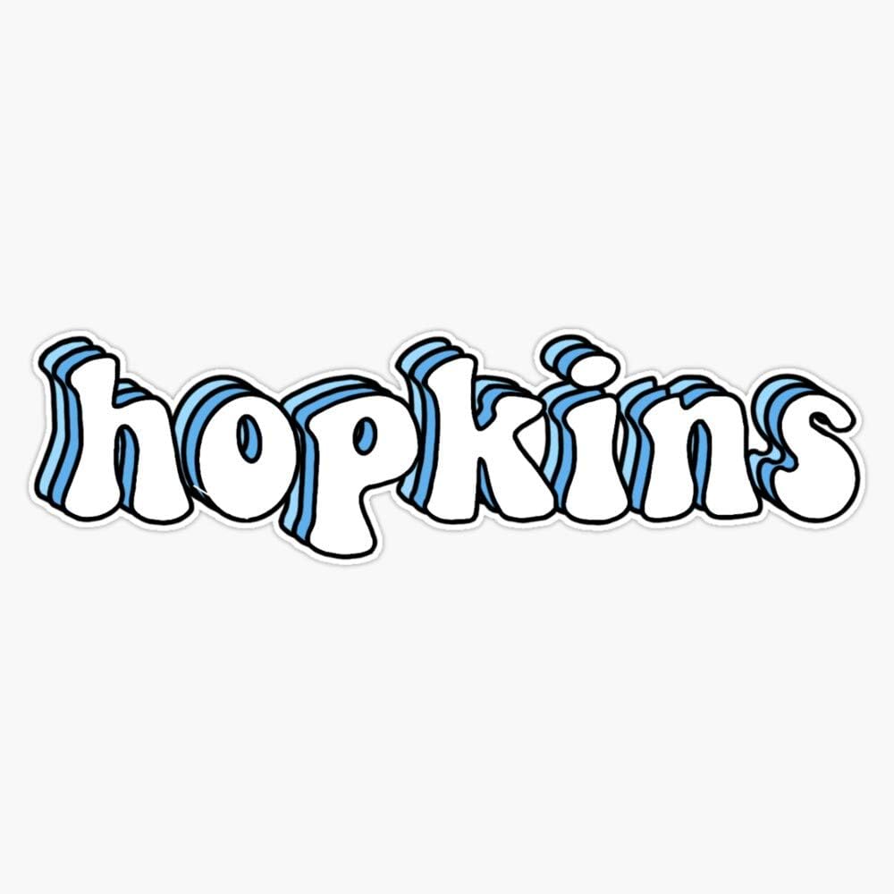 TCT Trading Transparent Johns Hopkins Vinyl Stickers