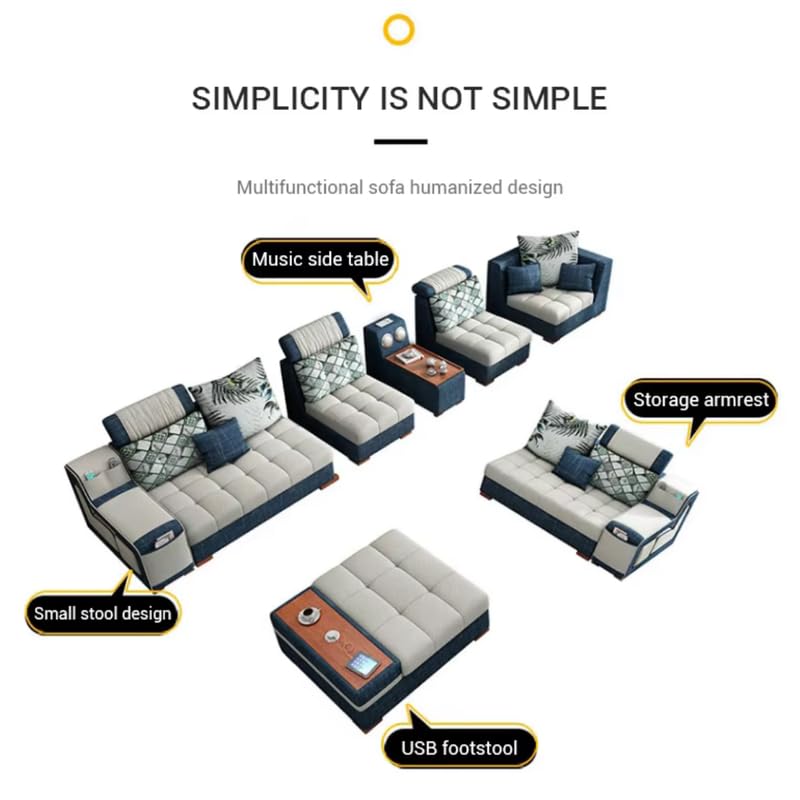 Image of Homax. Livia 12-Seater Modular U-Shape Sectional Sofa Set - Interchangeable Design, Smart Console, Bluetooth Speakers, USB Deck, Adjustable Headrests, Multi Storage | Color: Pink-White