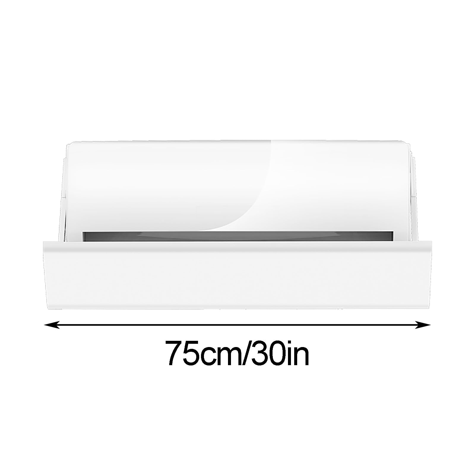 Deflettore Condizionatore Universale a Parete Deflettore Aria Condizionata Split Deflettori per Condizionatori Anti-Soffio Diretto Angolo Regolabile(75cm/30in)