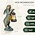 MININOVA Garden Statues Rabbit with Solar Lantern Outdoor Bunny Figurines Decorations for Patio Yard Lawn Ornaments Gifts for Birthday Easter Housewarming