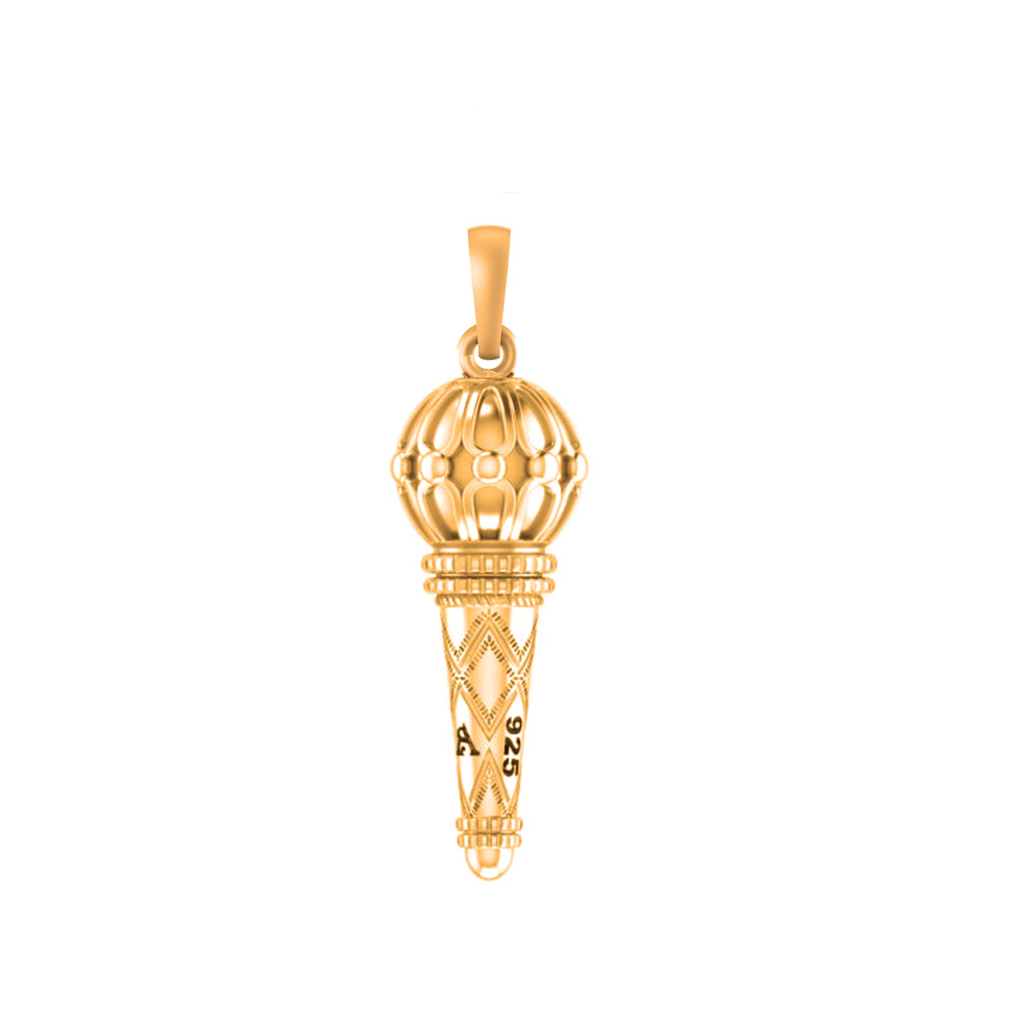 akshat sapphire 925 Sterling Silver 22k Gold Plated God Hanuman Pendant Lord Bajrang Bali Locket for Men and Women-picture-27