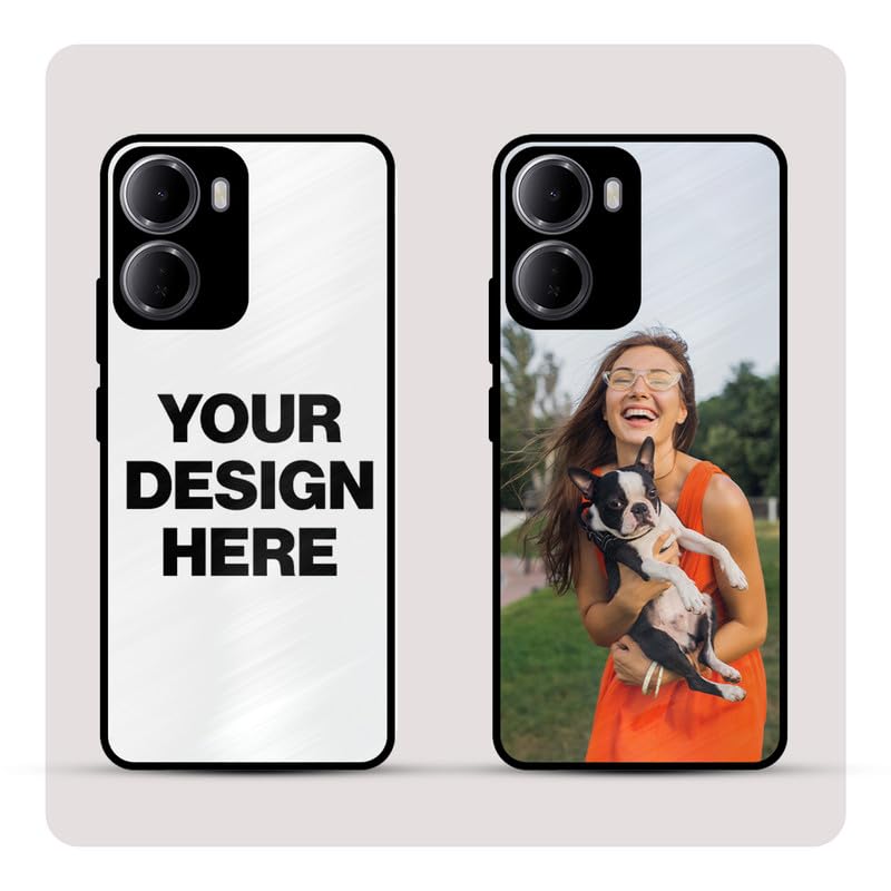 Image of Personalized Back Cover for Redmi 15A | Custom Case with Name, Photo or Logo | PrintShield Hybrid with Soft TPU Grip & Scratch Protection
