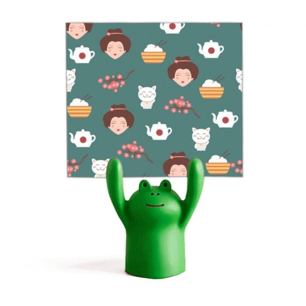 Théière chat et son porte-note grenouille pour bureau ordonné - 4