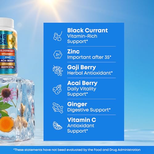 12 in 1 Immune Support Supplement - Immune Defense Vitamins - Elderberry, Vitamin C with Zinc, Vitamin D3, Echinacea, Turmeric, Ginger - Immunity Defense - Natural Blend Health Booster - 120 Capsules - Image 6