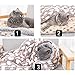 Sun Kea Soft Flannel Fleece Pet Dog Blanket Cute Paw Print Warm Puppy Cat Kitten Bed Cover Sleep Mat Pad for Small Animals Indoor Outdoor