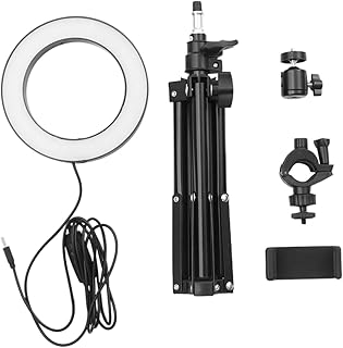 Housoutil 1set Accessories Fill Clips Portrait And Ringlight Assorted Ring For Phone Size Streaming Stream With Camera Vlog Color Cm Tripod of Makeup+ phone Bracket Stand Live Selfie Self