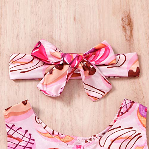 YOUNGER TREE Toddler Dresses Lemon Baby Girls Pineapple Fruit Dress Outfit Summer Girl Dress Spring Sundress3