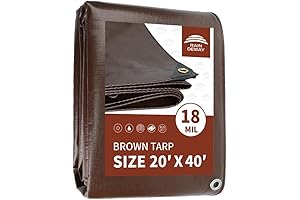 RAINDEWAY 20 x 40 ft Super Heavy Duty Waterproof Tarp