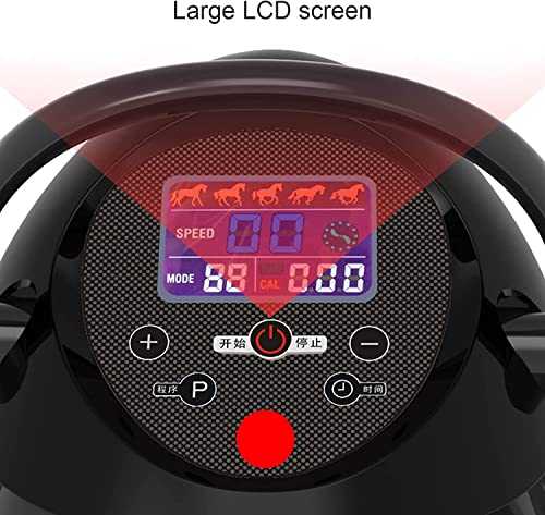 Máquina Eléctrica para Montar a Caballo con Ajuste de Velocidad por Vibración de 20 Niveles, Equipamiento para Ejercicio y Fitness con Pantalla LCD para Pérdida de Peso en Abdomen y Cintura miniatura 4