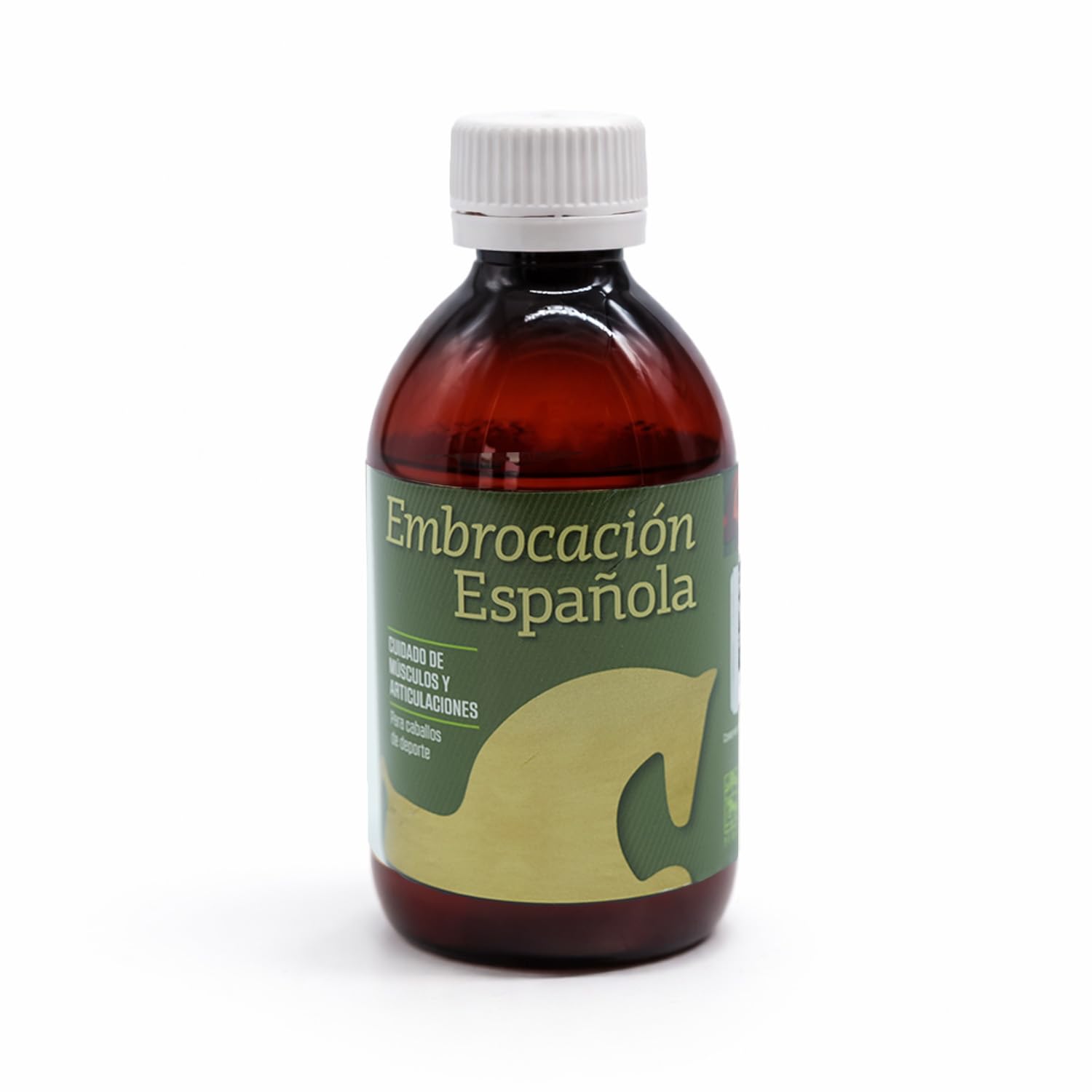 LABORATORIOS PINO Embrocación Española Analgésico Externo para Caballos – Trastornos Osteoarticulares, Musculares y Afecciones Respiratorias Leves – Acción Balsámica – Envase 250 ml