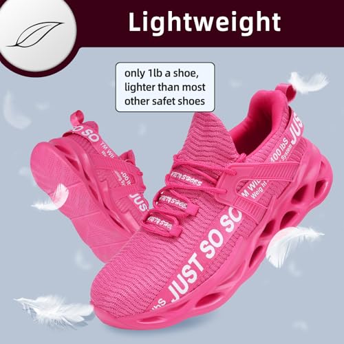 Furuian Steel Toe Shoes for Men Women Lightweight Slip On Safety Work Shoes Comfortable Steel Toe Sneakers3