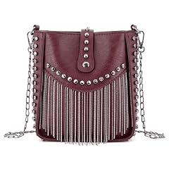 Tassel Chain Burgundy