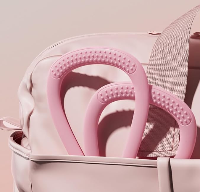 Novealcrbe Resistance Bands, Figure 8 Exercise Bands for Women Men, Yoga Resistance Band Stretch Fitness Band with Handles, Arm Back Elastic Rope for A Sexy Back in Just 10 Minutes/Day