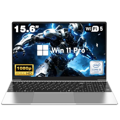 Image of FUNYET 2026 Business Laptop, 15.6 Inch Laptop Computer Windows 11 Pro, 16GB RAM 1TB SSD, Int Core i5 Processor(Up to 3.2GHz), 2-Year Warranty, Backlit Keyboard, Bluetooth, FHD 1080P, Mini HDMI