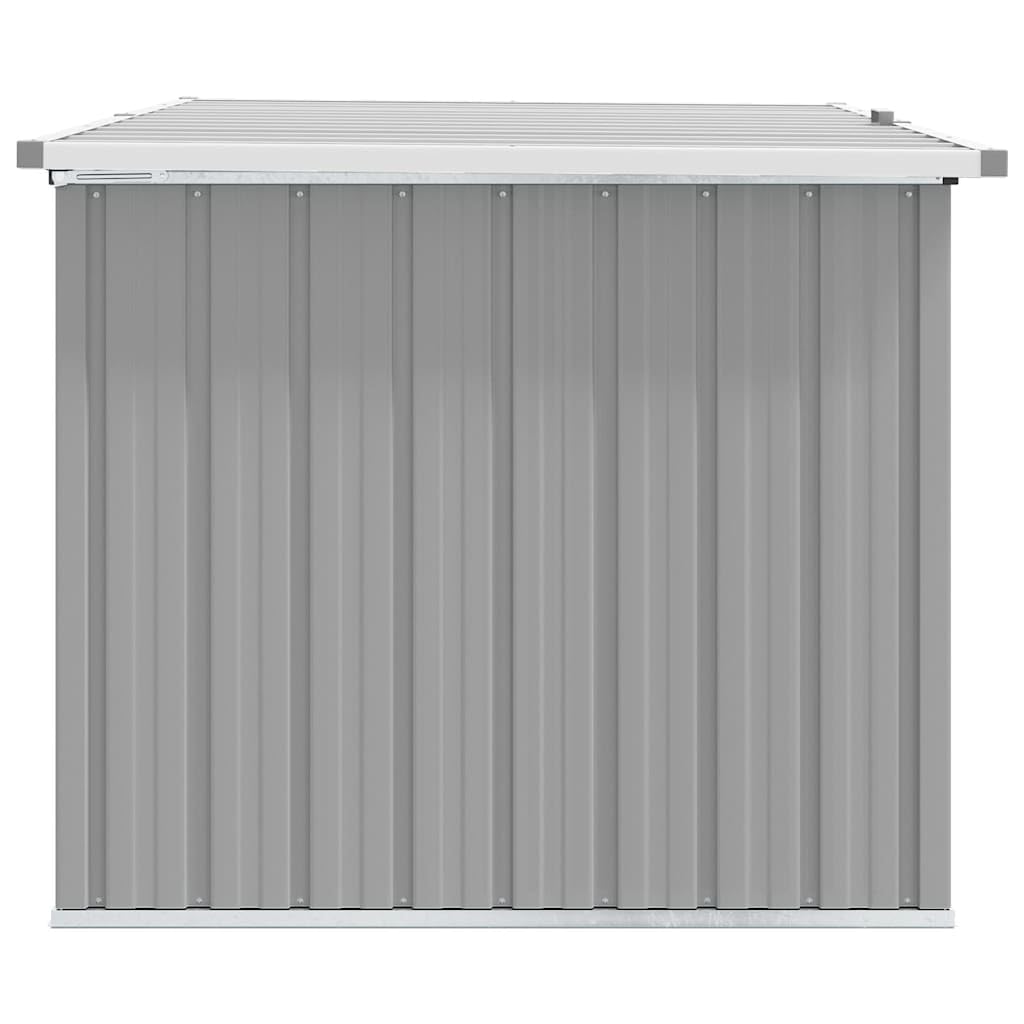 Scatole portaoggetti in acciaio zincato con molto spazio per 1,03 m³, ideale per cuscini, attrezzi, giardino e terrazza, resistente alle intemperie, coperchio pieghevole, robusta scatola
