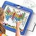 Large Magnetic Dots Board for Toddlers, Magnetic Drawing Board for Kids, Magnetic Dot Art with Magnetic Pen, Montessori Preschool Education Travel Toys for Kids Boys Girls Age 2 3 4 5 6 7 8 Years Old