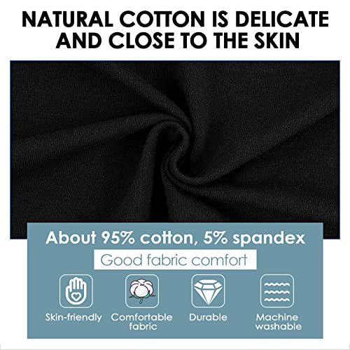 Men's Boxer Briefs Secret Hidden Pocket, 2 Packs Travel Underwear with Front Stash Pockets (Black)4