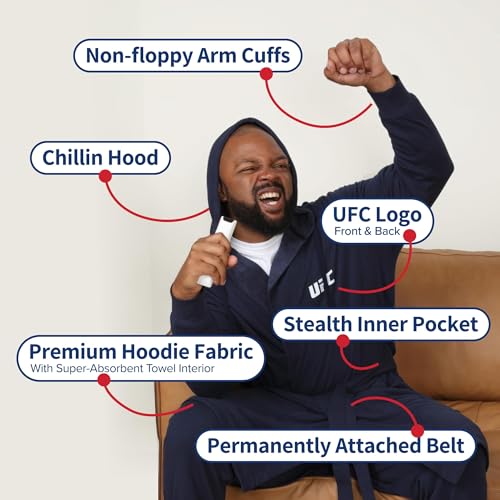 Image of DudeRobe Men's Robe - Hooded TERRY Bath Robe for Men with Pockets | Soft, Comfy Men's Bathrobe from Shark Tank