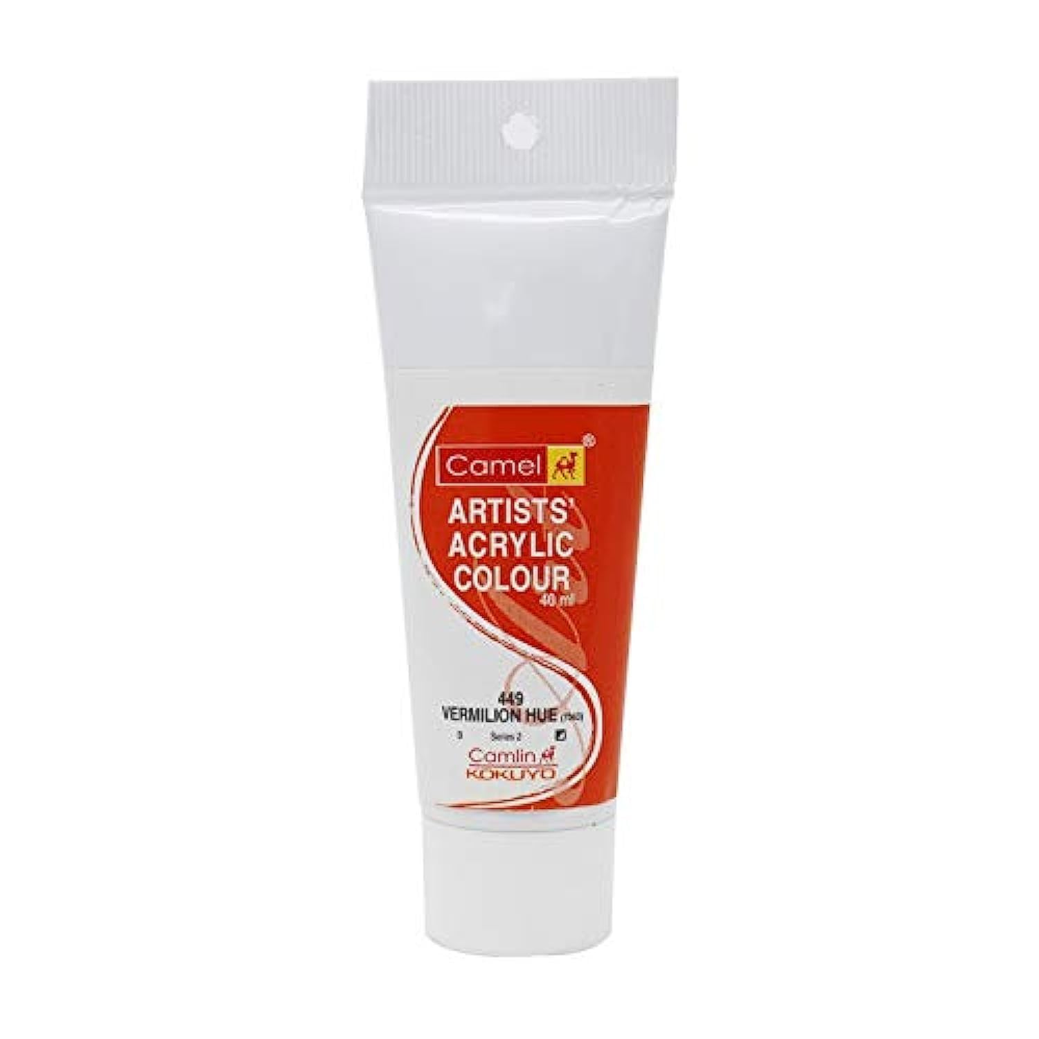 Camel Artists Acrylic Color Vermilion Hue 449 – 40 ml (Pack of 2)