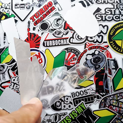 41Pcs Funny Japanese Jdm Decals Bumper Drift Stickers For Cars Funny Hard Hat Sticker Motorcycle Helmet Decals #TOP6