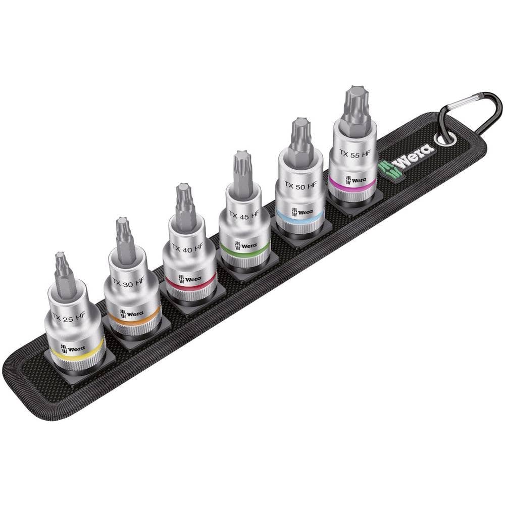 Belt C 3 TORX® HF Juego de vasos Zyklop TORX, con función de retención, de arrastre de 1/2", 6 piezas