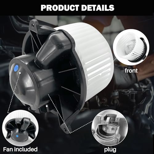 Image of 700139 AC Heater Blower Motor Fan Assembly Fit for Ford Expedition 2003-2006, f-150 2004-2008, for Lincoln Navigator 2003-2006 2C3Z19834AA, 6L1Z19805B