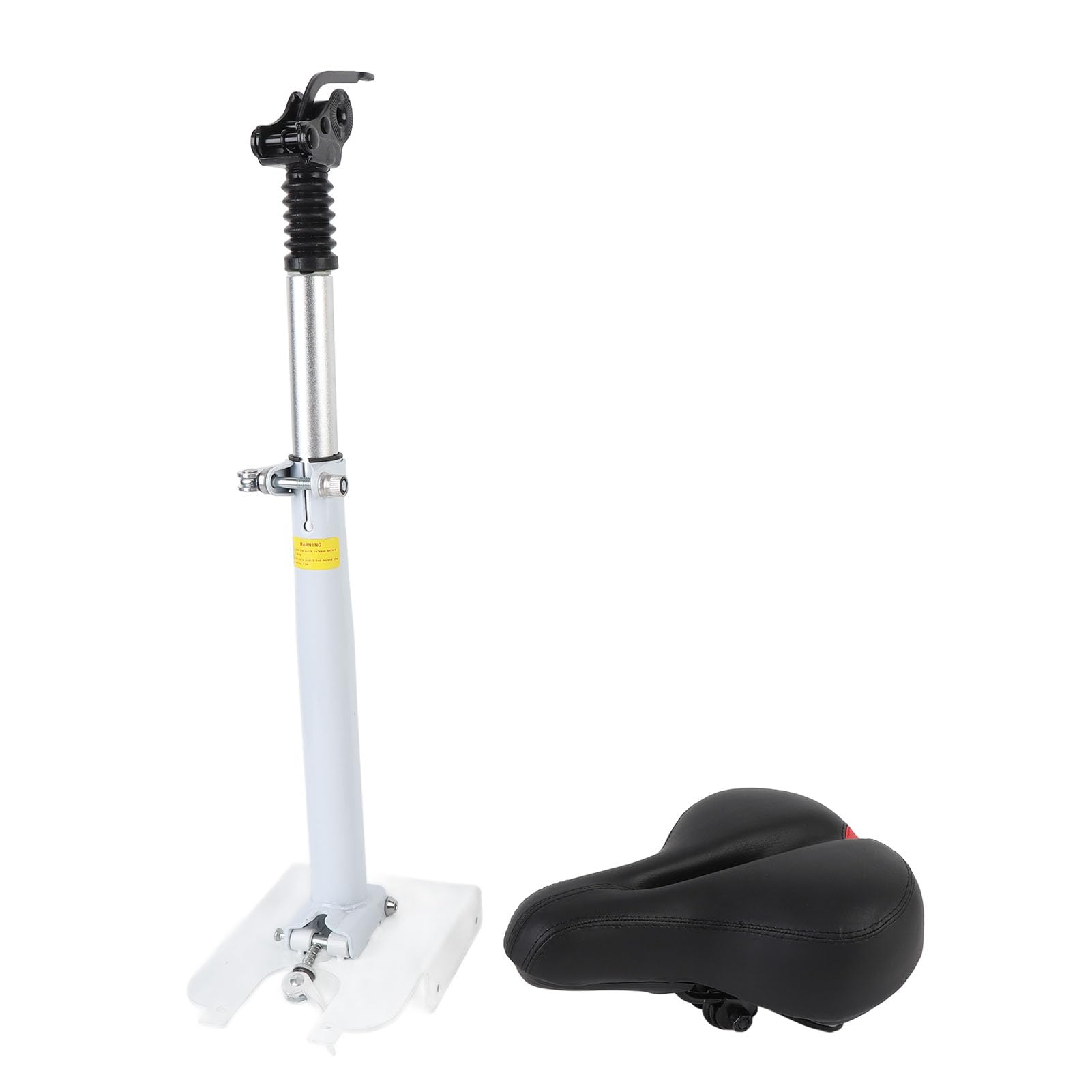 Selle de Scooter électrique, Fixation de Scooter Pliable pour M365 1S Lite, Siège Réglable en Alliage d'aluminium Absorbant Les Chocs avec Réglage de la Hauteur, Aucun Perçage Requis pour
