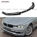 2012-2015 Compatible with BMW 3 Series F30 Sedan Base Bumper, Front Lip Splitter, 3-Piece Design, Gloss Black ABS – WheelX