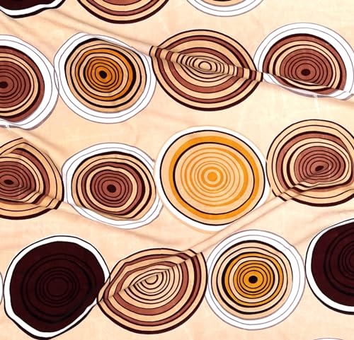 Image of HOMEKART (110 TC & 110 GSM 100% Cotton Feel Bedsheet for Single Bed with One King Size Pillow Covers Soft /Breathable Wrinkel Free -60x90 Inches - (Brown Lea)