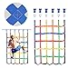 Gentle Booms Sports Climbing Cargo Net for Kids, 3.8X4.4ft Climbing Net with 7.1 X 7.1 inches Small Grid for Ninja Warrior Obstacle Course