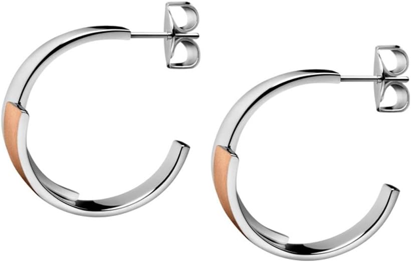 Calvin Klein Women Stainless Steel Hoop Earrings - KJ2HPE280100
