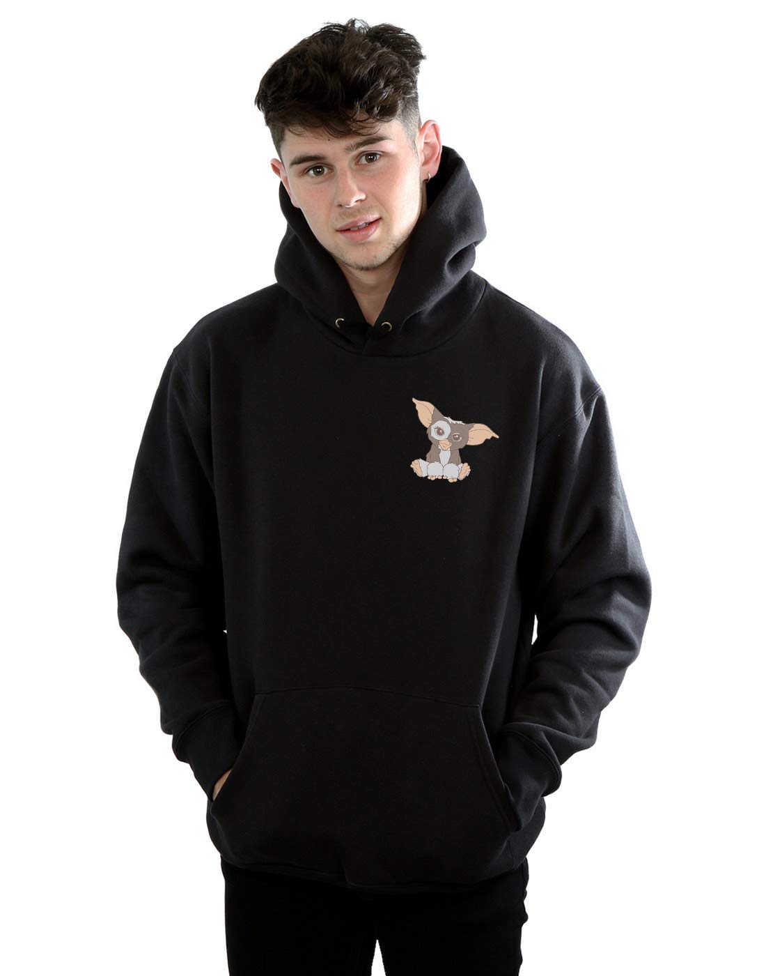 Absolute Cult Gremlins Men's Gizmo Chest Hoodie Black Large
