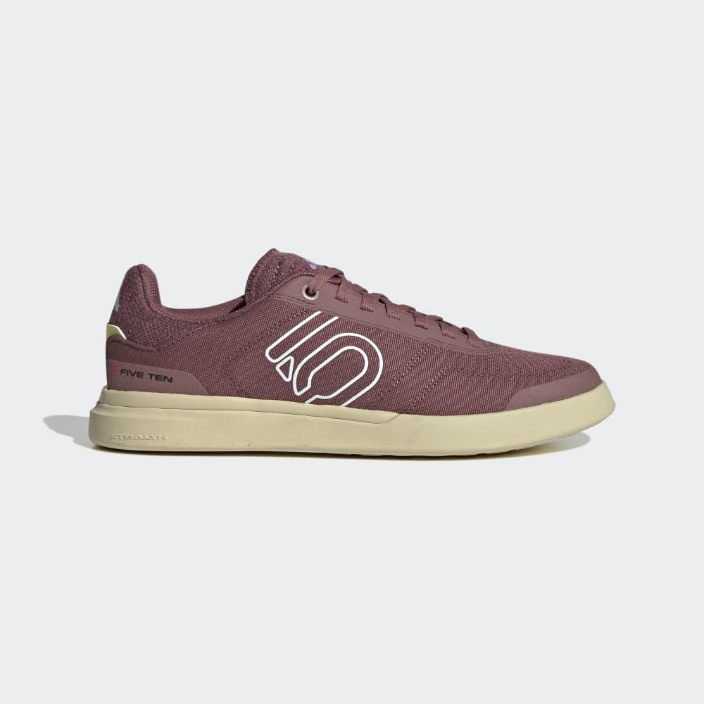 Five Ten, Sleuth DLX Canvas Cycling Shoe - Women's, Quiet Crimson/FTWR White/Core Black, 8.0