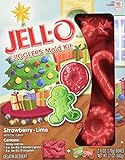 JELL-O Jigglers Holiday Mold Kit, Strawberry and Lime, 12 Ounce