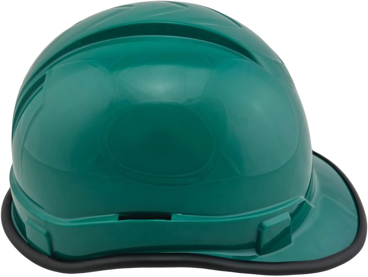 Texas America Safety Company Cap Style Deluxe Ridgeline Safety Hard Hat Kit with 6-Point Ratchet Suspension, Protective Construction Hard Hat Edging & Carry Tote