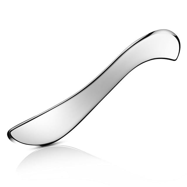 Stainless Steel Gua Sha Muscle Scraper Tool Myofascial Scraping Tools for Physical Therapy Lymphatic Drainage Massager Soft Tissue