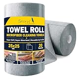 Story@Home 20 X All Purpose Microfiber Reusable Cleaning Cloth Towels, Grey