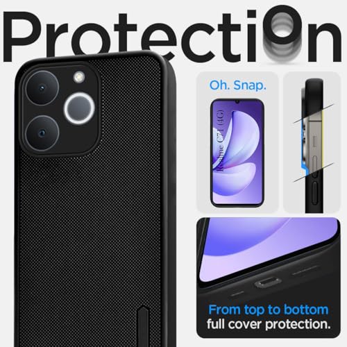Image of Jkobi Rubberised Back Cover Case for Realme C71 (Textured Grip Design | Micro-Fiber Cloth Inside | Slim and Light Weight | Soft Touch and Feel)