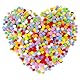 metagio 1000 Stück Pompons zum Basteln,10mm Mini Pompons für Handwerk Herstellung Filzkugeln Bunt für Ostern DIY Kreativen Handwerk Dekorationen