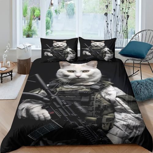 Housse de couette zèbre contre irritations parure lit douce - 4