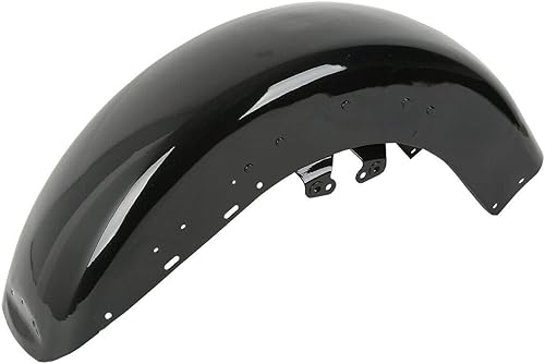 Miniatura 5 de Green-L Guardabarros delantero pintado negro brillante para Harley Touring Electra Glide Ultra Classic 2014-2023