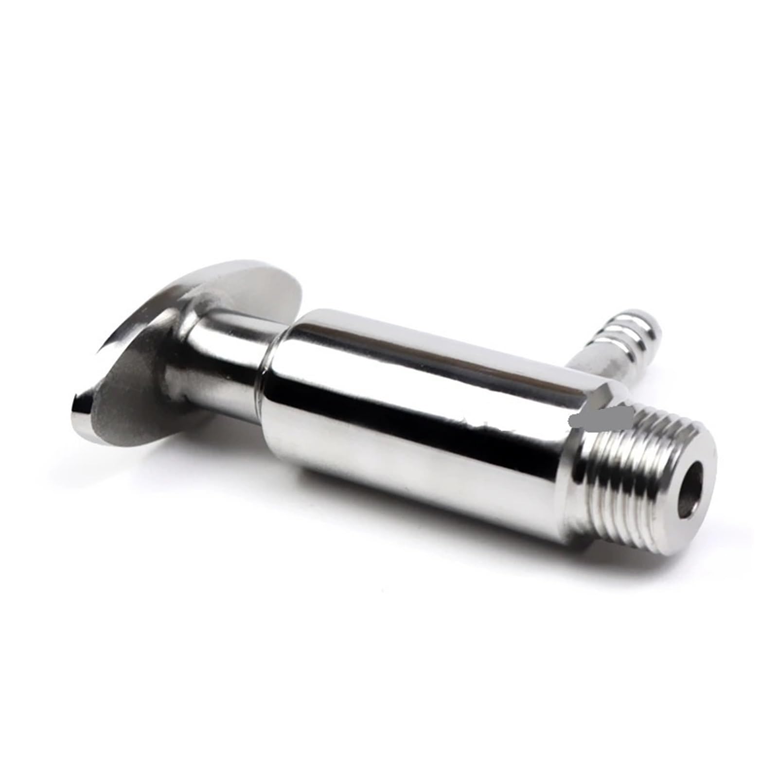 valvola a sfera 1/4" 3/8" 1/2" BSPT Maschio 10mm Portagomma SUS 304 Acciaio inossidabile Campionatore Valvola di campionamento Maniglia manuale Birra fatta in casa(1/2")