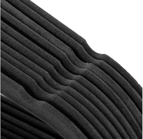 Kit 50 Cabides Veludo Slim Antideslizante Ultra Fino