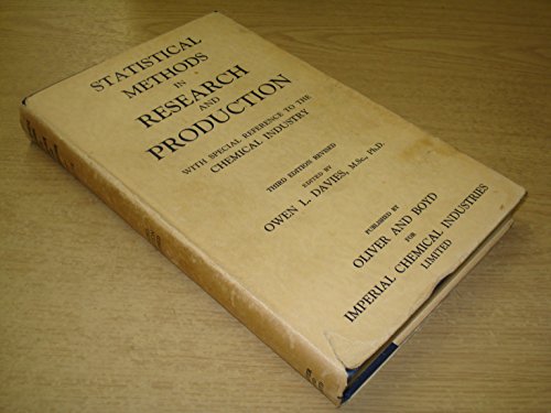 Statistical Methods in Research and Production ... B000UF5QQ8 Book Cover