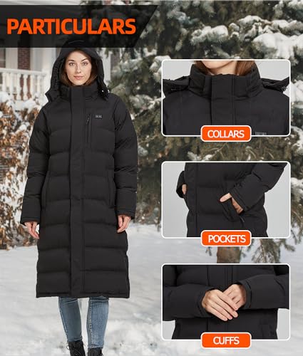 Heated Jackets for Women,Womens Heated Jacket 8 Heating Zones with 10000mAh Battery Pack,Heated Coats for Women4