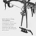 Tomotato Bike Fork Mount Quick Release, Aluminum Alloy Quick Release Fork Mount Bicycle Block Car Rack Carrier Holders (Black)