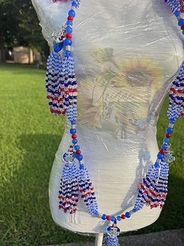 Exquisite Yemaya Okute Mazo for Sopera – Handcrafted Quality with Crystals and 925 Silver Accents - Image 7