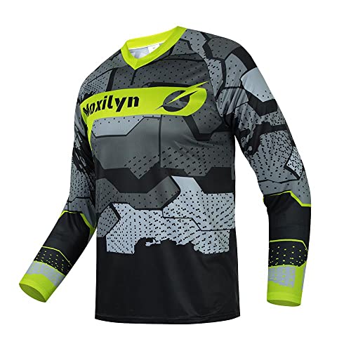 Maillot de VTT à manches longues pour homme respirant anti-humidité