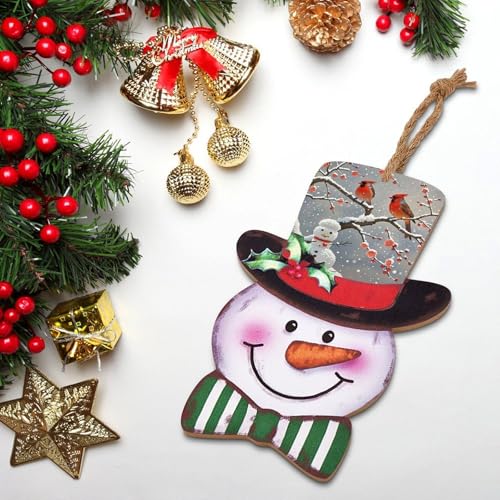 Plaque en bois à suspendre Noël cadeau de maison original