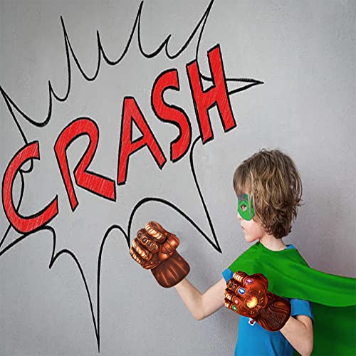 Superheld Handschuhe, Superhero Smash Fäuste, Boxhandschuhe Superheld Plüsch für Kinder, Superhelden Spielzeug Fäuste Cosplay Kostüm Spiele Spielzeug für Geburtstag Weihnachten Geschenk